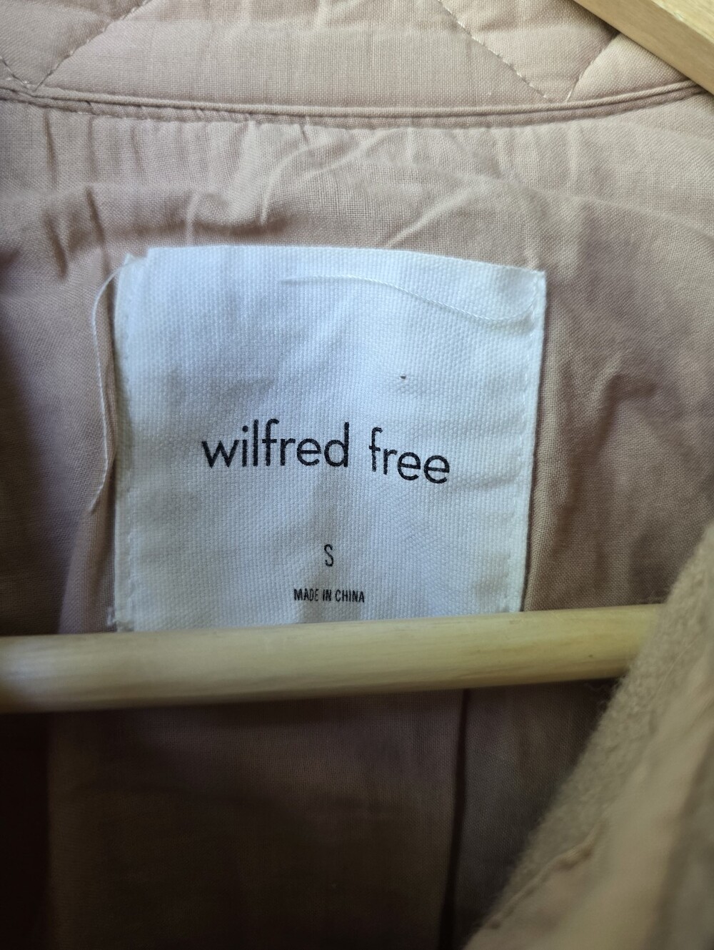 Wilfred Free The Ganna Shirt Jacket Shacket Merino Wool Cream Womens Small - Picture 5 of 9